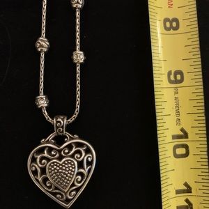 Brighton 10” heart necklace.
